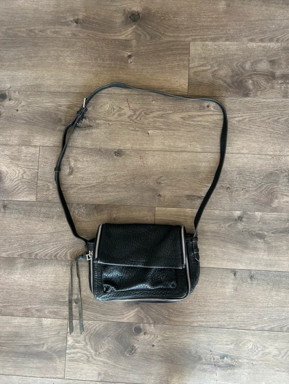 aimee kestenberg black leather crossbody bag
